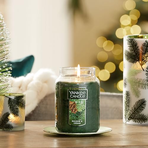 Yankee Candle Balsam & Cedar 22oz Large Jar Scented Candle K561