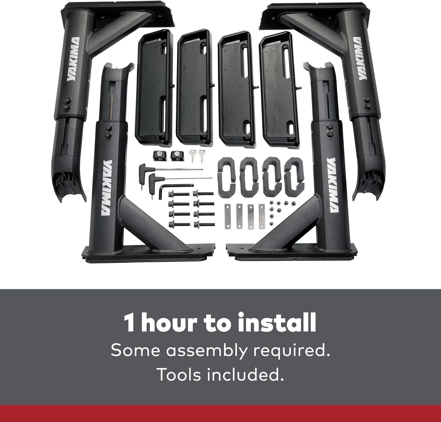 YAKIMA Overhaul HD Adjustable-Height Truck Bed Rack V346