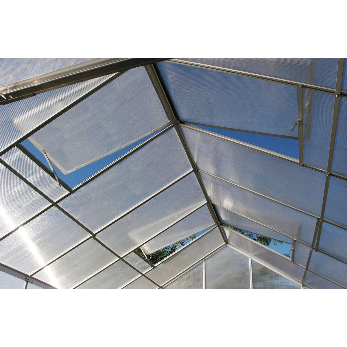 ONE STOP GARDENS 10 ft. x 12 ft. Greenhouse with 4 Vents S64269