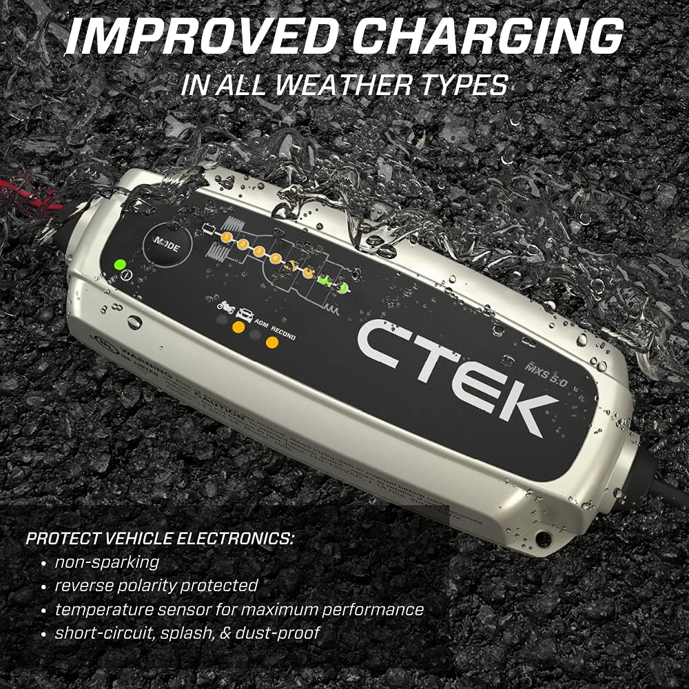 CTEK MXS 5.0 4.3 amp Battery Charger and Maintainer 12V A3081
