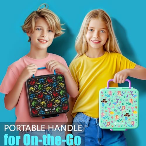 Fimibuke Bento Box for Kids with Thermos, 3-4 Compartment, Leakproof, BPA-Free L195