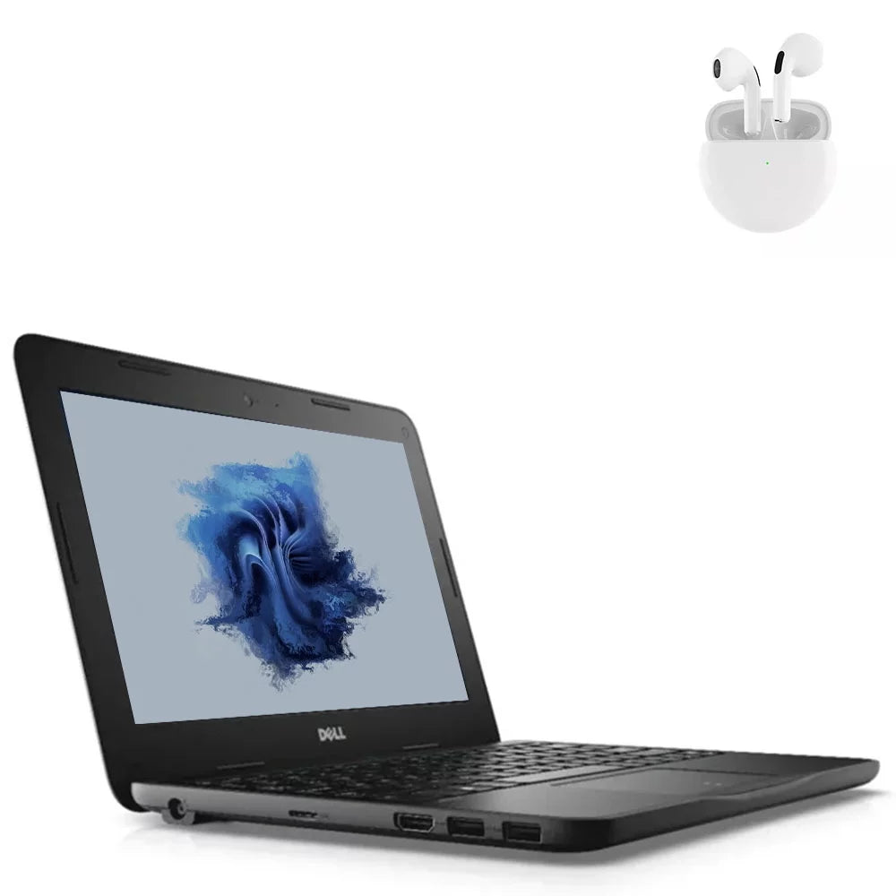 Restored Dell 3180 11.6" Laptop, 4GB RAM, 128GB SSD, Windows 10 D151