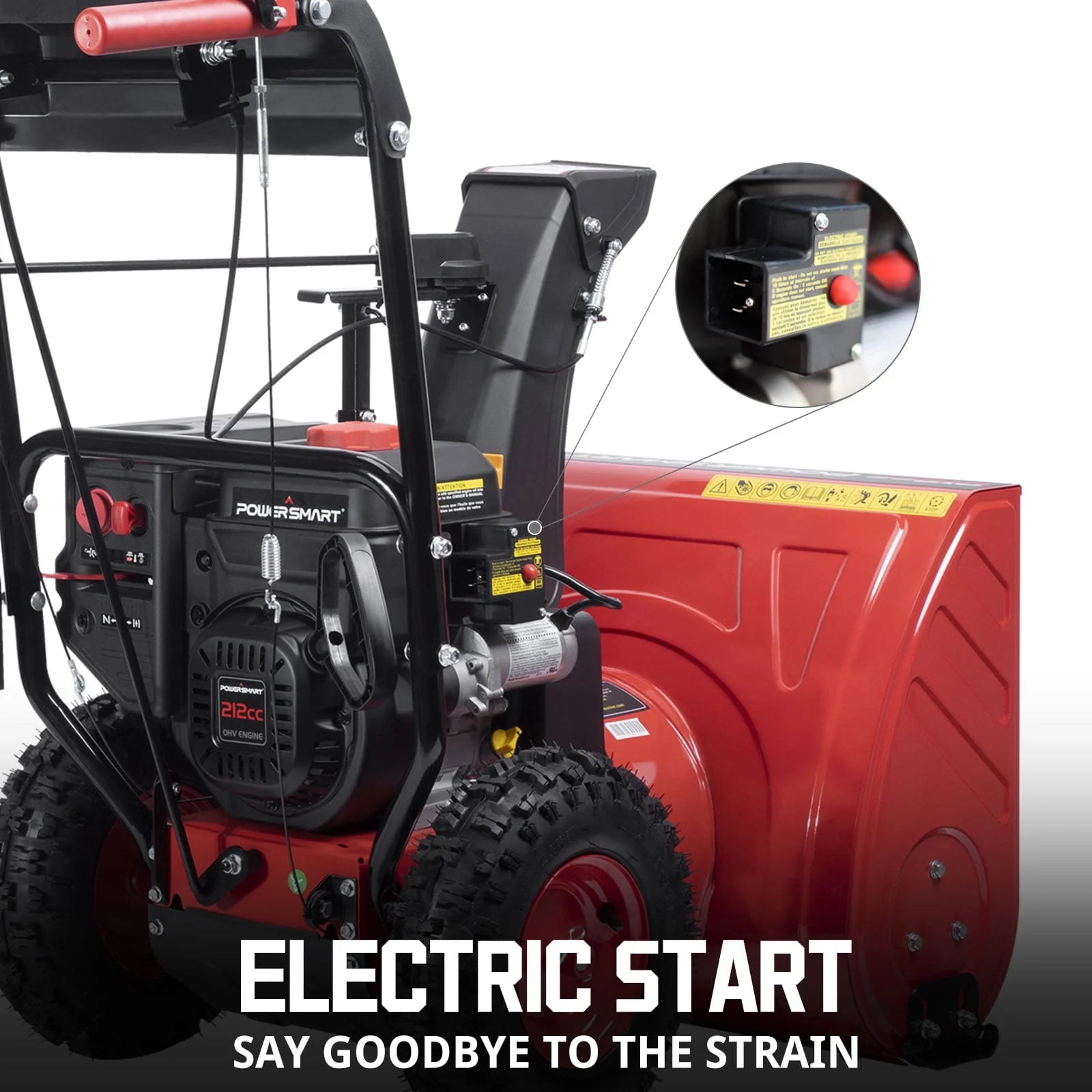 PowerSmart 24 in. Two-Stage Gas Snow Blower with Electric Start G955