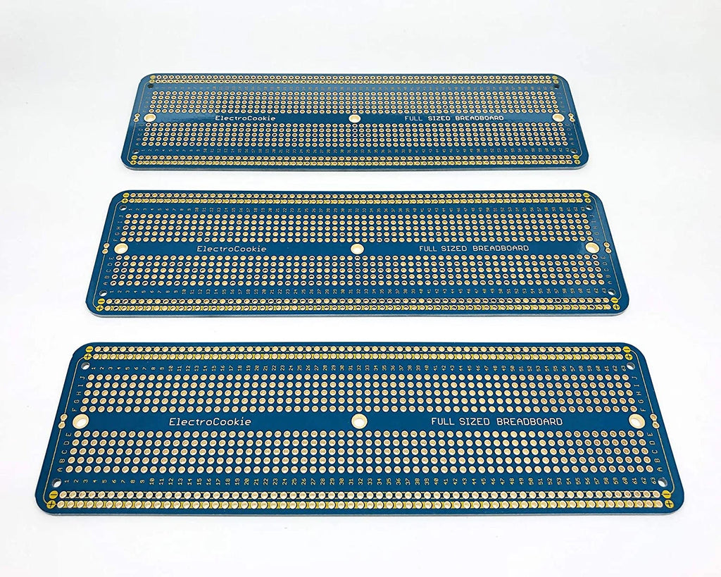 ElectroCookie Solderable Breadboard Large PCB for Arduino DIY Projects H513325