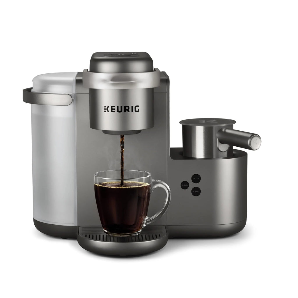 Keurig K-Cafe Special Edition Single Serve K-Cup Pod Coffee, Latte and Cappuccino Maker, Nickel N34174