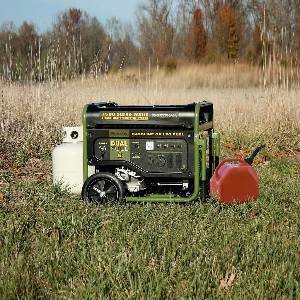 Sportsman 7500 Watt Dual Fuel Portable Generator Y581