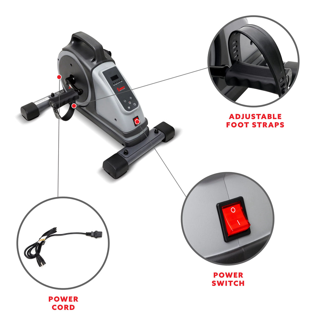 Sunny Health & Fitness Electromagnetic Mini Exercise Bike S259