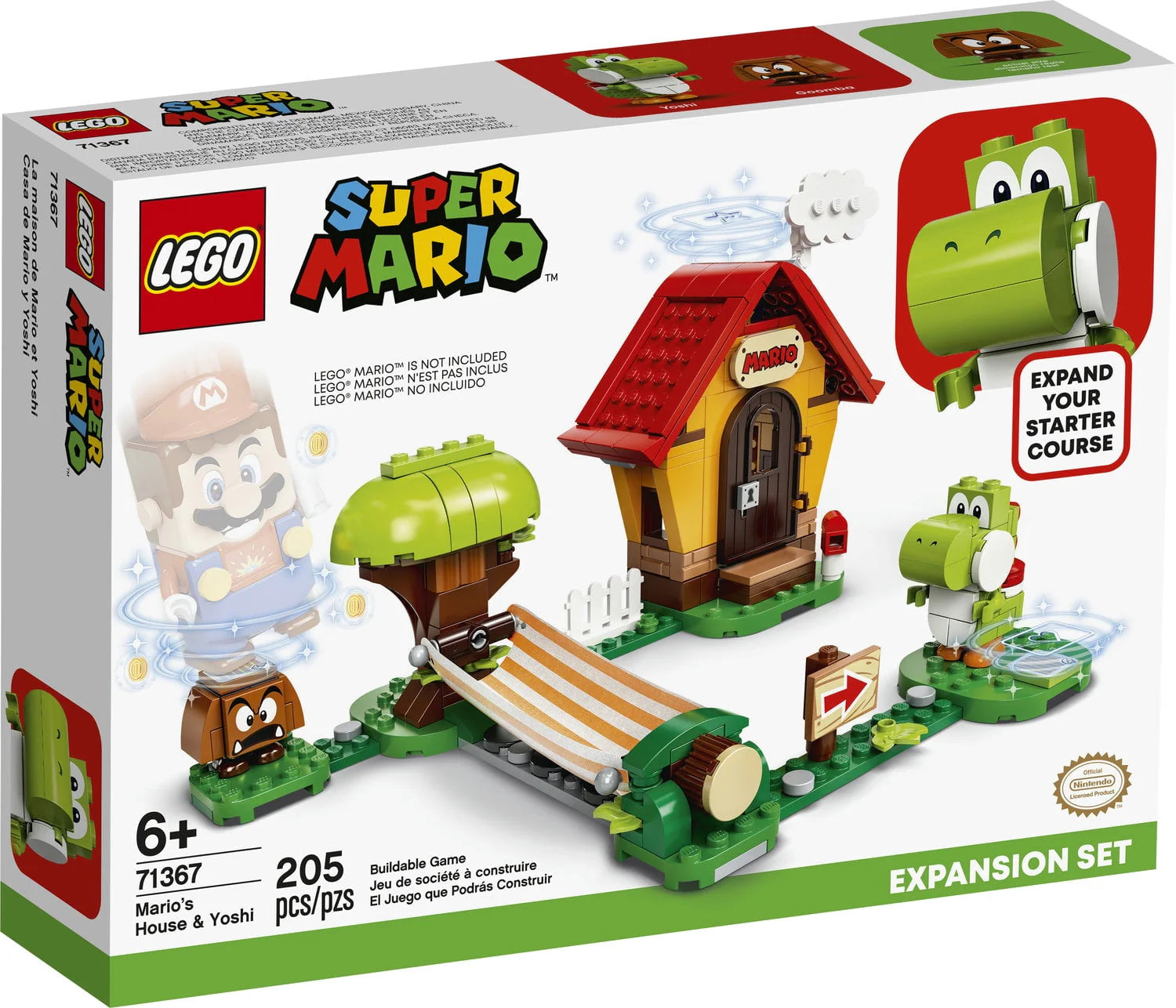 LEGO Super Mario Mario's House & Yoshi Expansion Set 71367 Building Toy S8324
