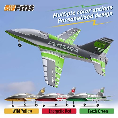 FMS RC Jets Futura 64MM EDF Sport Jet Green PNP G413549