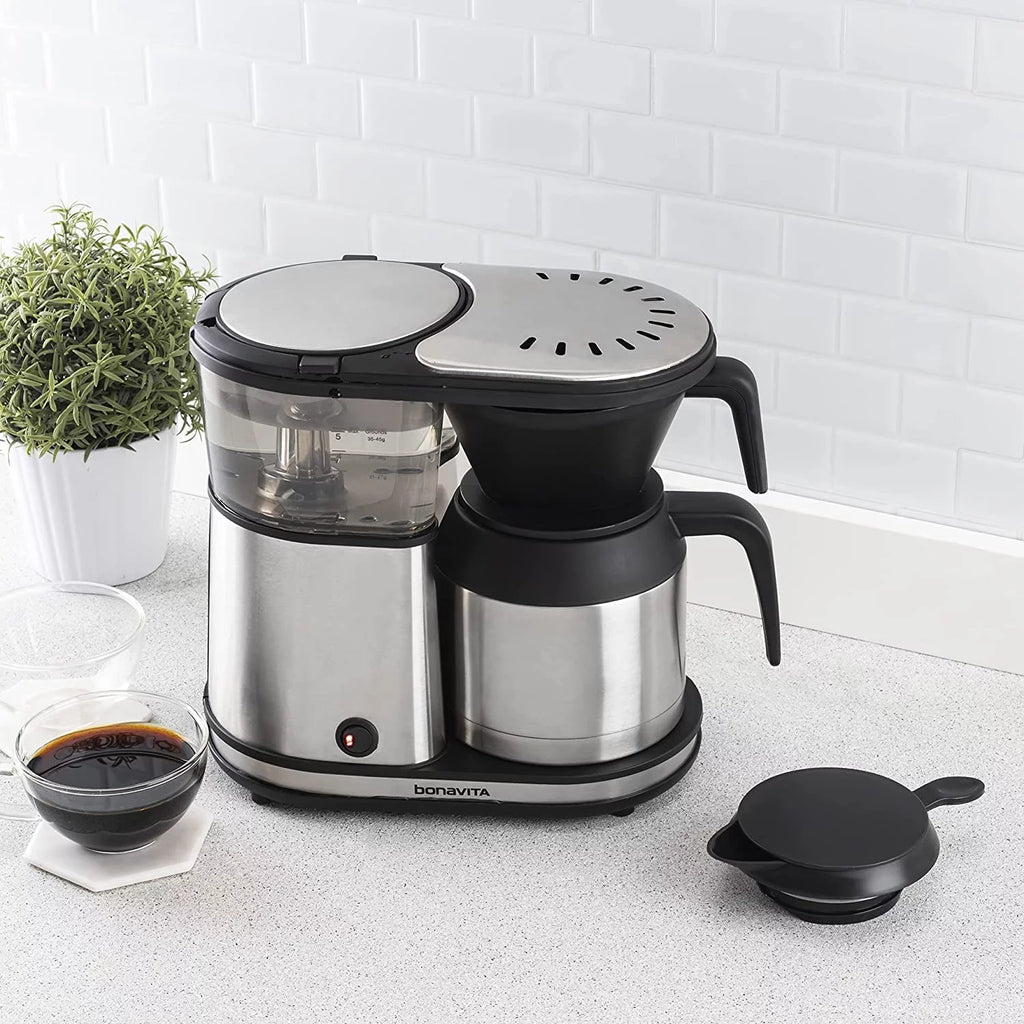Bonavita 5 Cup Drip Coffee Maker with Thermal Carafe, Stainless Steel J764