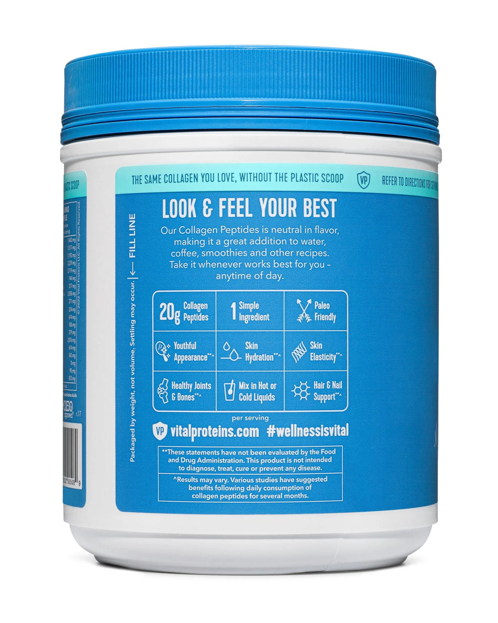 Vital Proteins Collagen Peptides Powder, Unflavored, 20 oz B63884