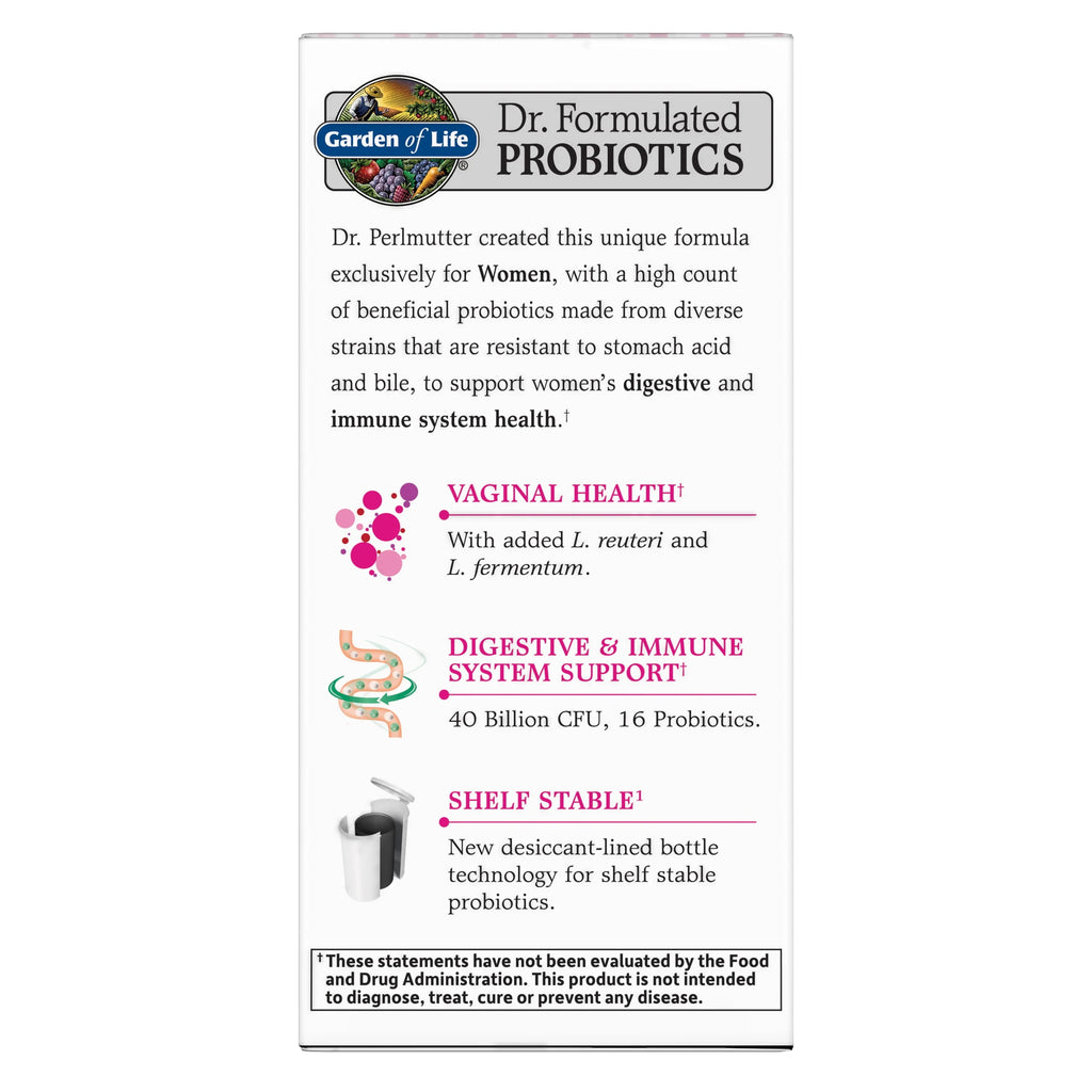Garden of Life Dr. Formulated Women's Daily Care Probiotics, 30ct J571