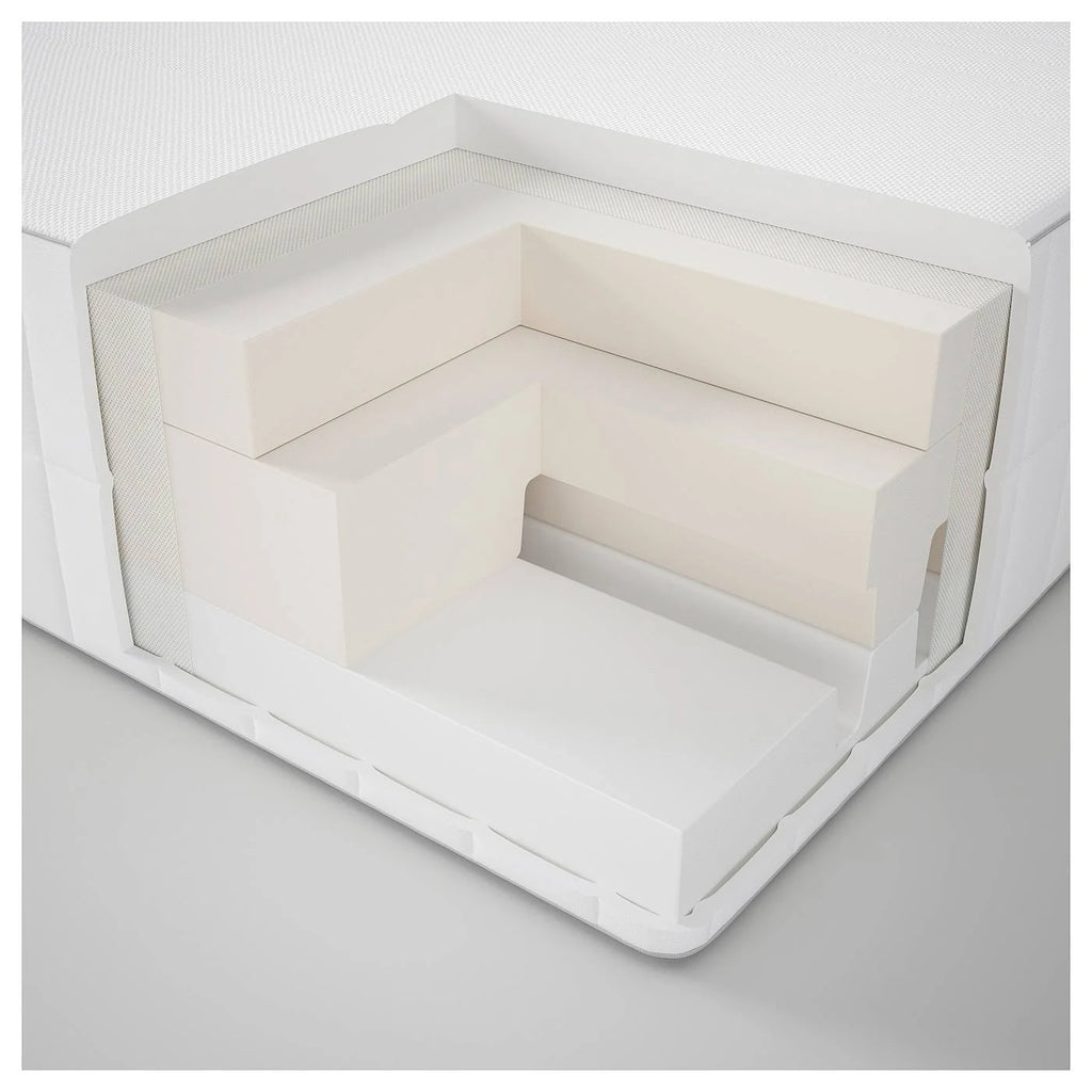 IKEA MYRBACKA Foam Mattress, Plush White, King Q284474