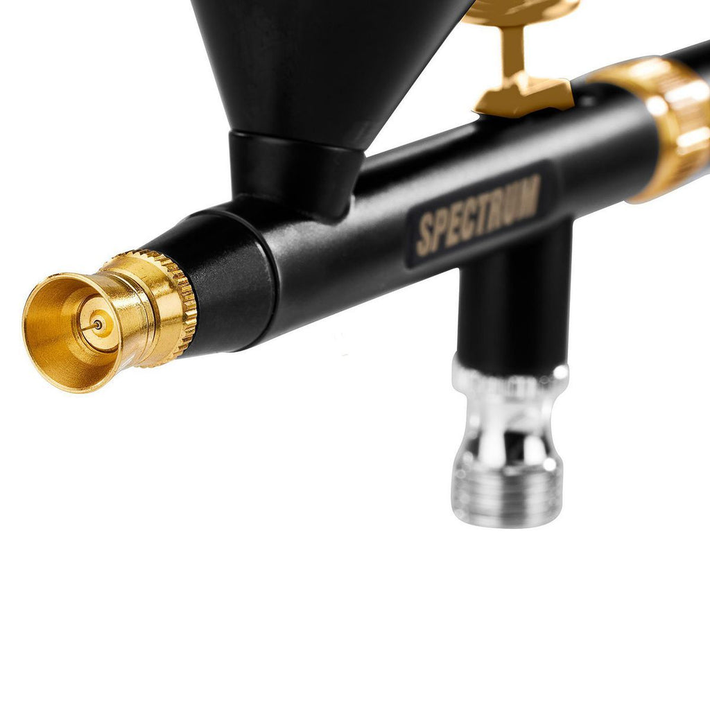 BLACK WIDOW BY SPECTRUM Dual-Action Airbrush, 0.3 mm & 0.5 mm F1519