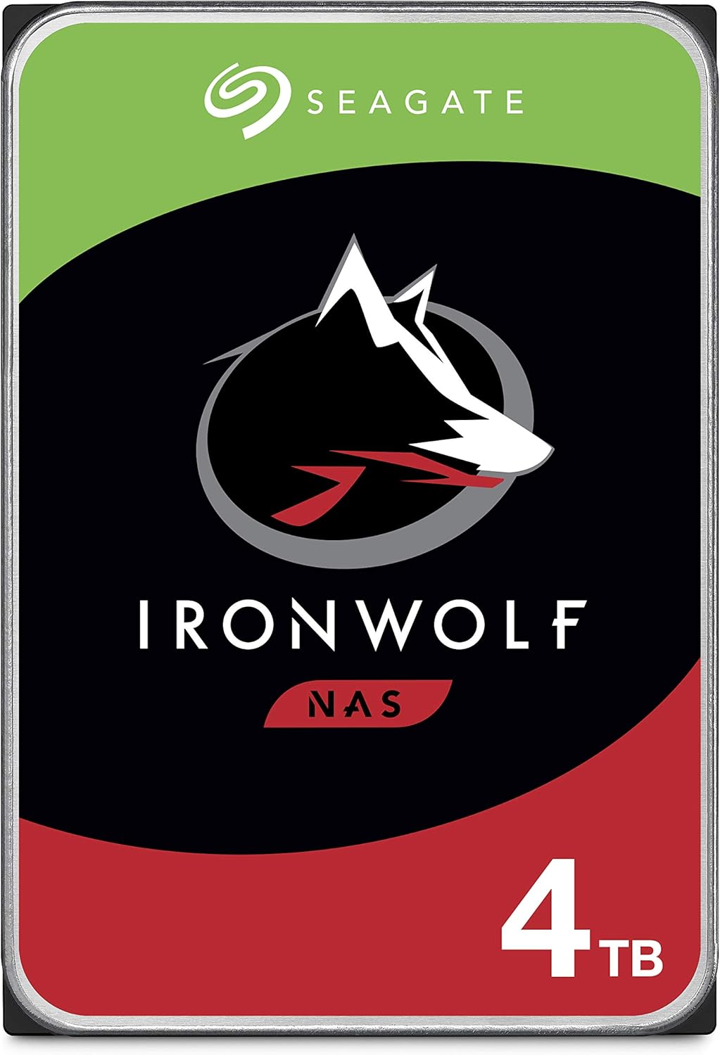 Seagate IronWolf 4TB NAS Internal Hard Drive HDD 3.5 Inch SATA (Pack of 2) Y251
