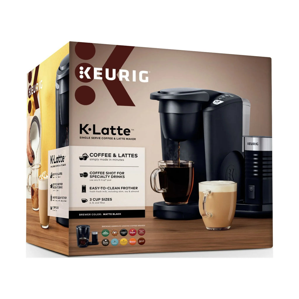 Keurig K-Latte Single Serve K-Cup Coffee and Latte Maker, Black W4344