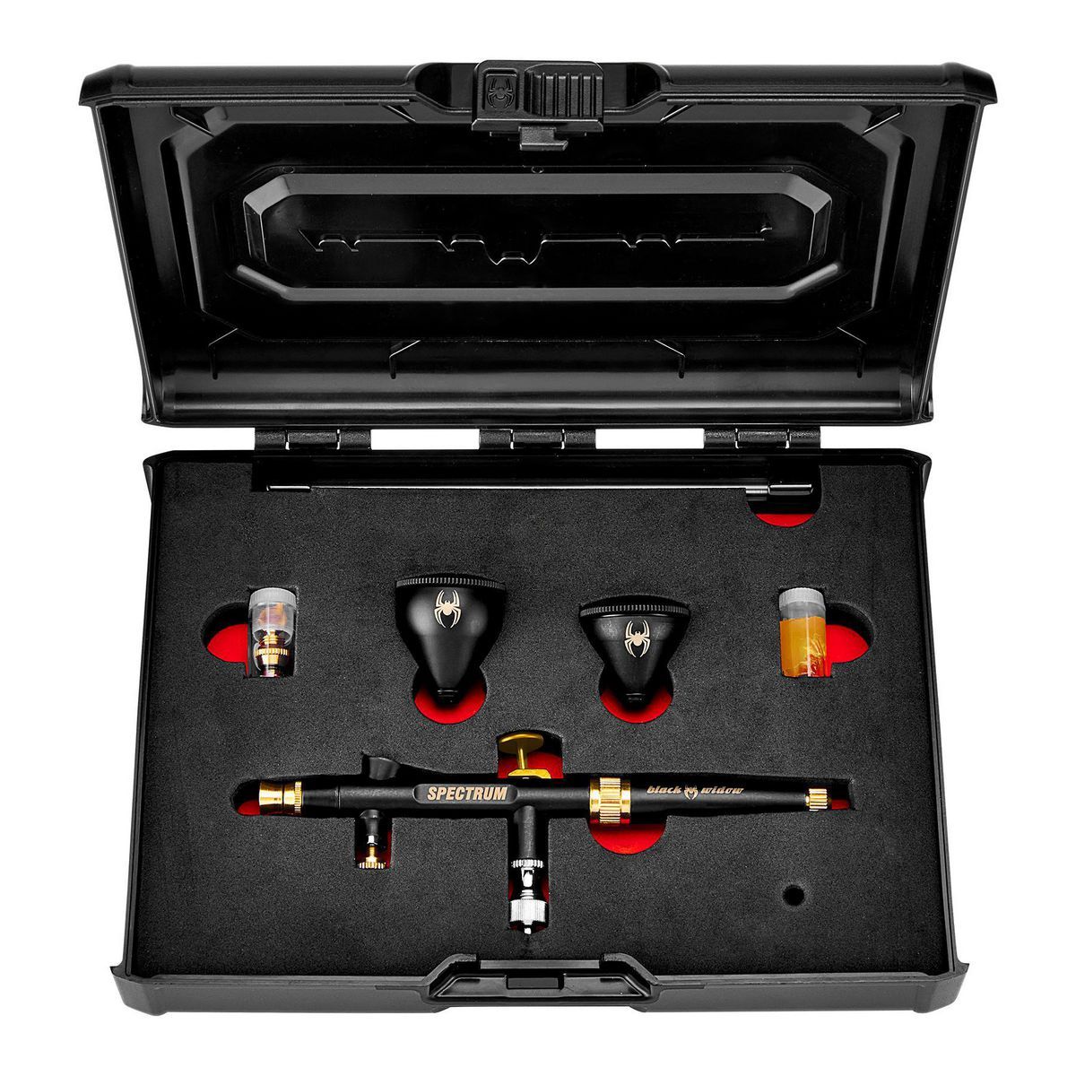 BLACK WIDOW BY SPECTRUM Dual-Action Airbrush, 0.2 mm & 0.3 mm W205226