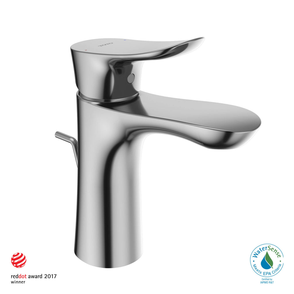 Toto Go 1.2 GPM Single Handle Bathroom Sink Faucet with Comfort Glide Technology, Polished Chrome - TLG01301U#CP