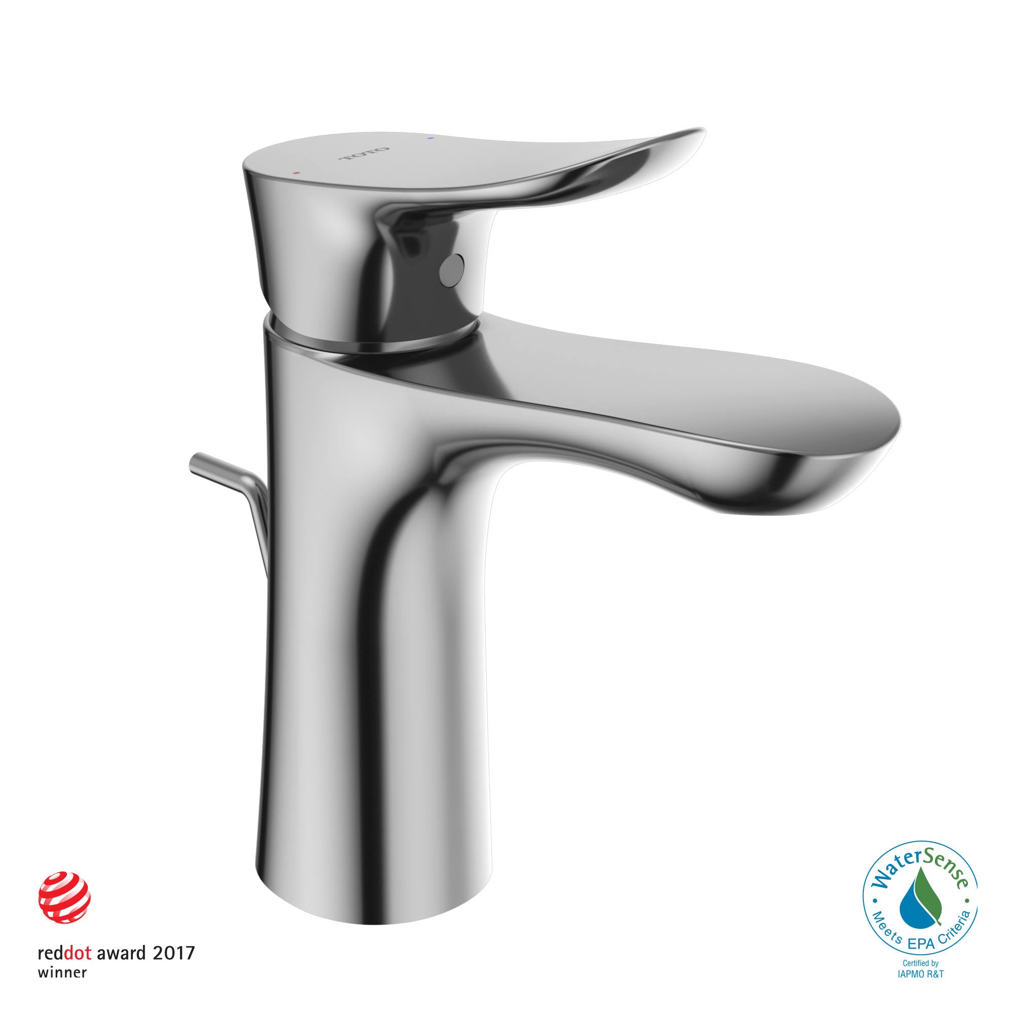 Toto Go 1.2 GPM Single Handle Bathroom Sink Faucet with Comfort Glide Technology, Polished Chrome - TLG01301U#CP