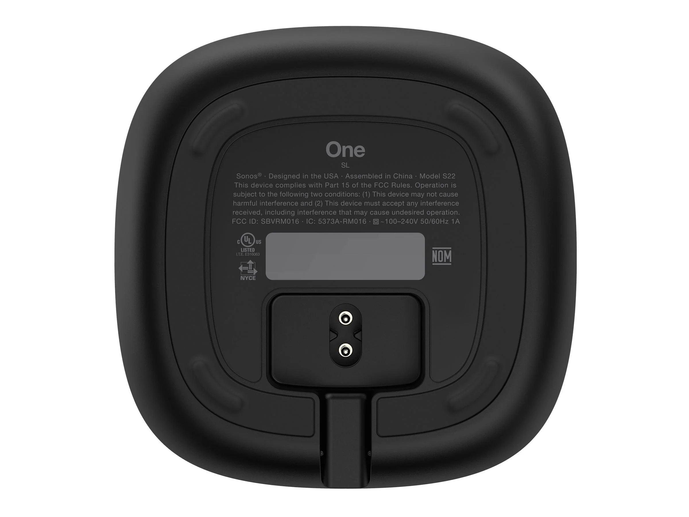 Sonos One SL Microphone-Free Smart Speaker Black U12173