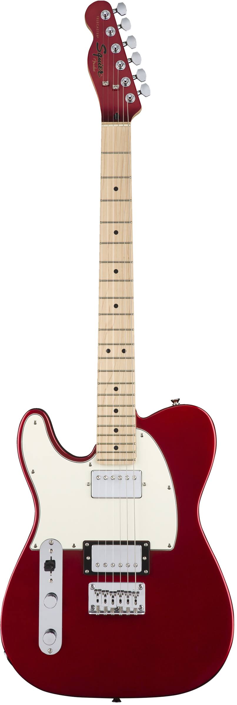 Squier Contemporary Telecaster HH Left-Handed Dark Metallic Red F688