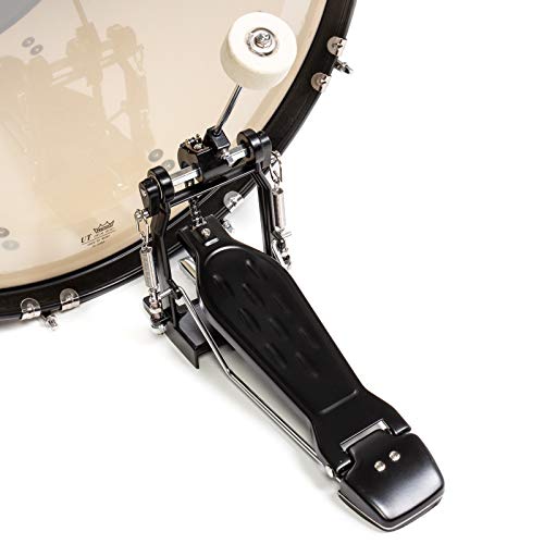 Ashthorpe 5-Piece Full Size Adult Drum Set with Remo Heads & Brass Cymbals M4400