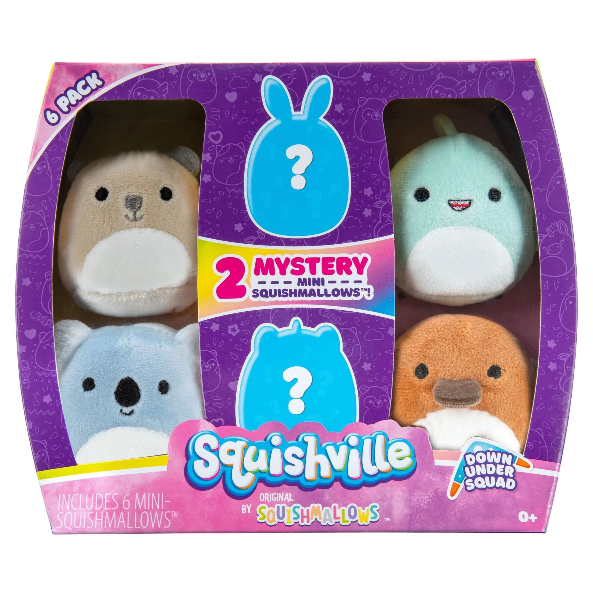 Squishville by Original Squishmallows Sweet Tooth Squad 2-inch Collectable Plush Toys F1168