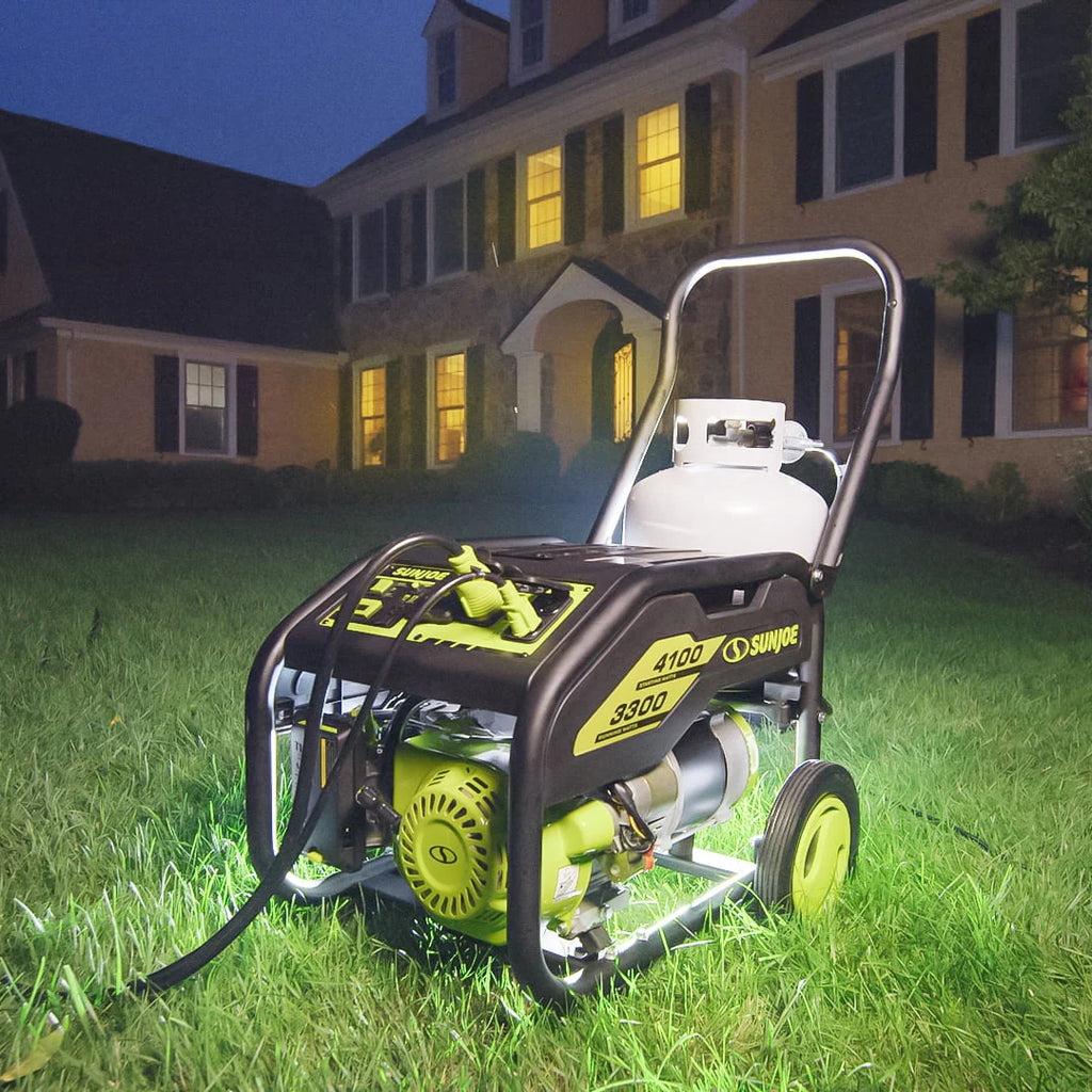 Power Joe 4100-Watt Portable Propane Generator with Cover R173540