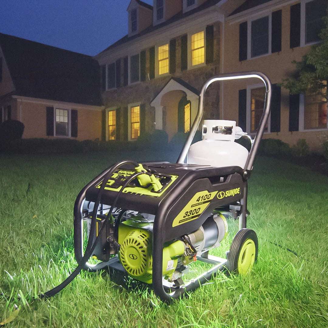 Power Joe 4100-Watt Portable Propane Generator with Cover R173540
