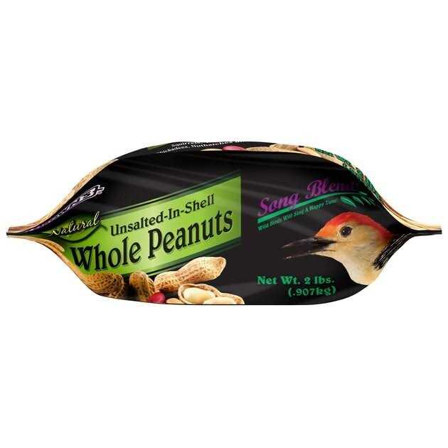 Song Blend Unsalted In-Shell Whole Peanuts for Birds G632