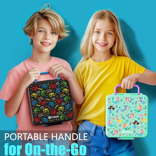 Fimibuke Bento Box for Kids with Thermos, 3-4 Compartment, Leakproof, BPA-Free L195