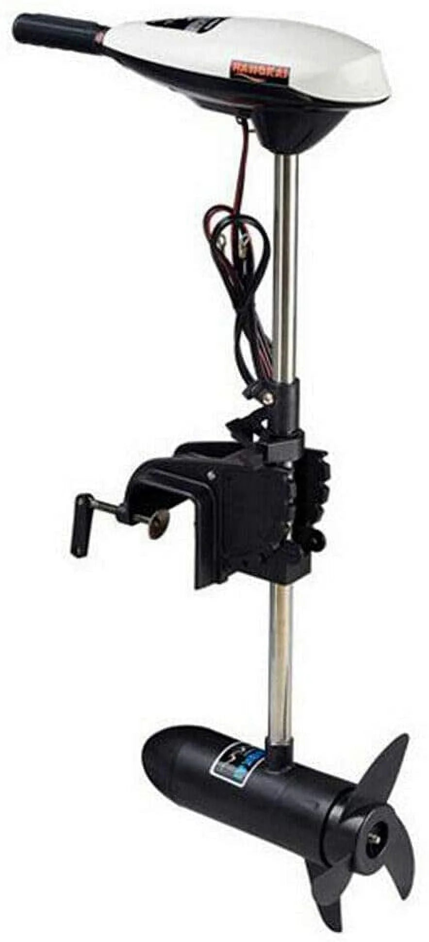 Outboard Motor Boat Engine 12V 65lb Electric Outboard Inflatable Fishing Boat Brush Motor Engine 660W