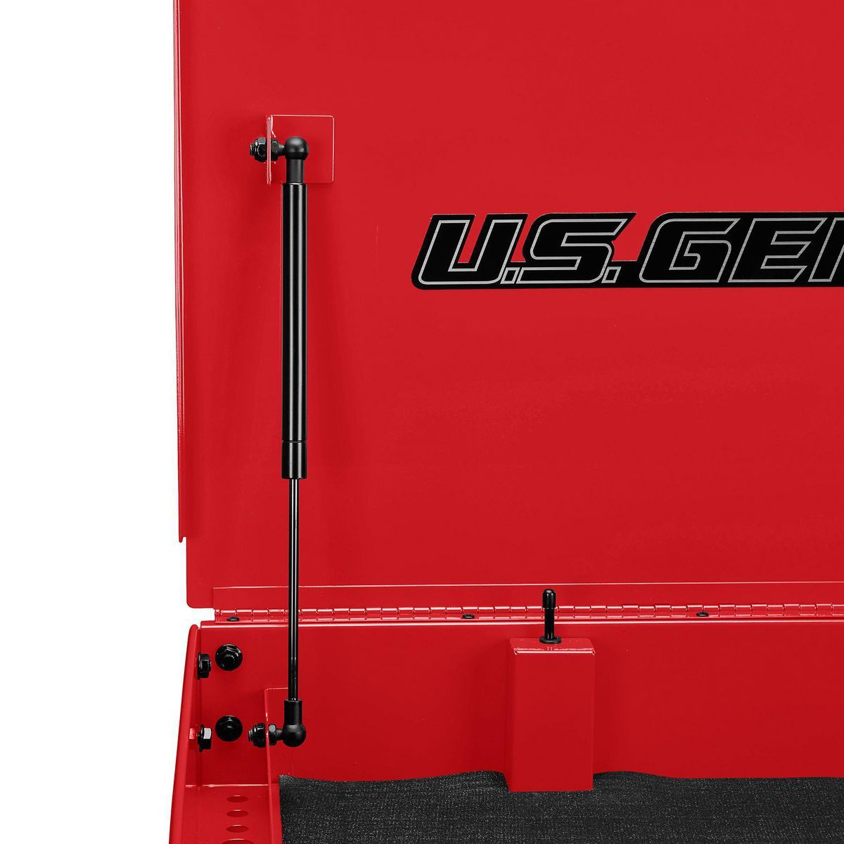 U.S. GENERAL 30 in. 4-Drawer Tech Cart, Red Y546116