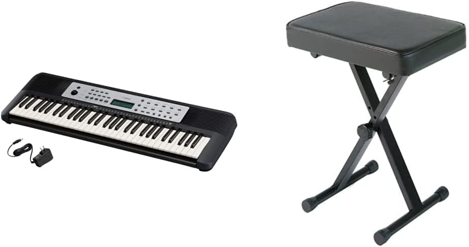 YAMAHA YPT260 61-Key Portable Keyboard with Power Adapter G89031