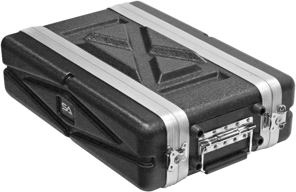 Seismic Audio SALWR2S Lightweight 2U ABS Rack Case N929699