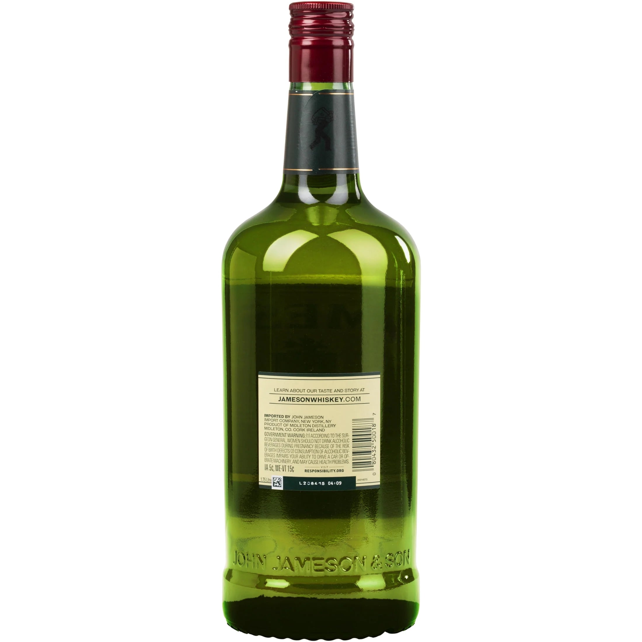 Jameson Original Irish Whiskey 1.75L Bottle 40% ABV O41508