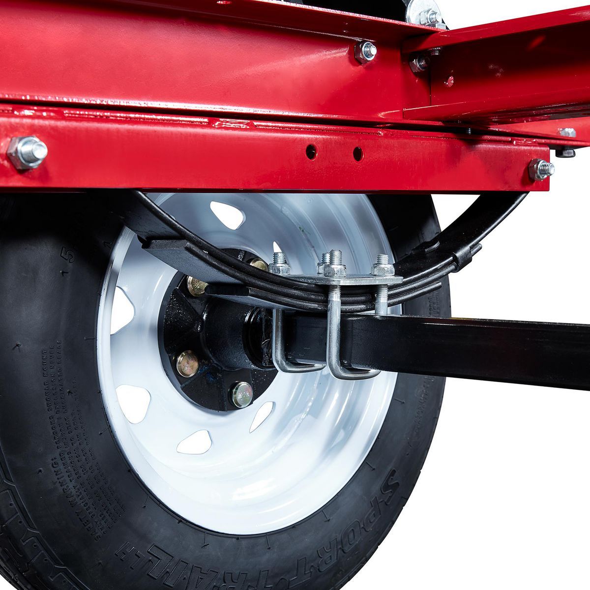 HAUL-MASTER 1720 lb. Capacity 4 ft. x 8 ft. Folding Trailer K33488