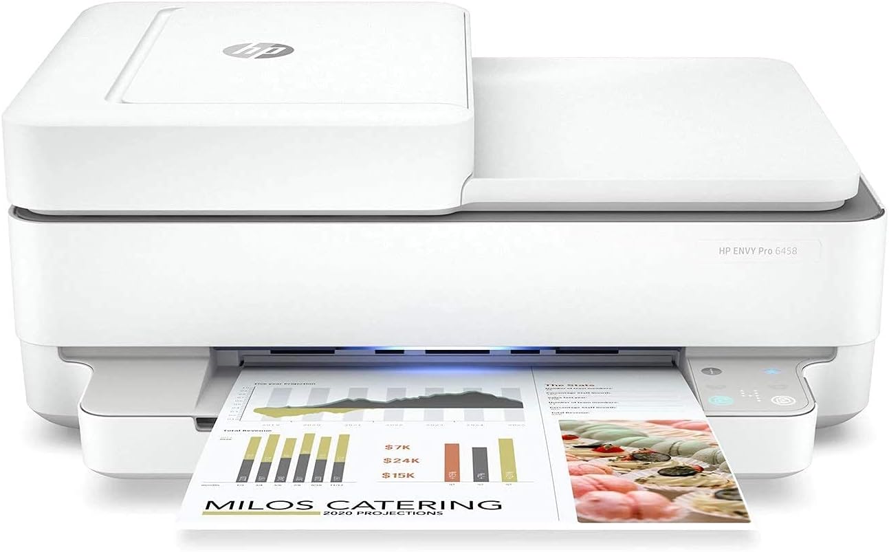 HP Envy Pro 6458 All-in-One Color Inkjet Printer (Renewed) P95967