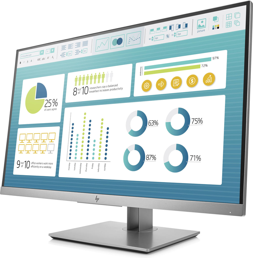 HP EliteDisplay E273 27" IPS LED Monitor FullHD N875566
