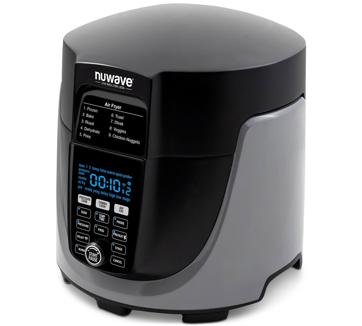 NuWave Duet Pressure Cooker Air Fryer Combo, 6 qt V48504