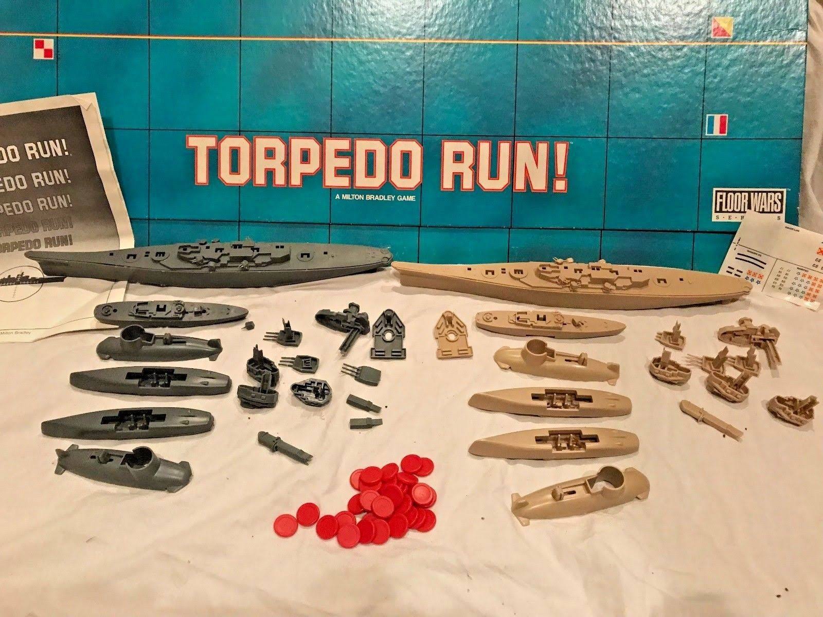 Torpedo Run Game - 1986 - Milton Bradley L1023