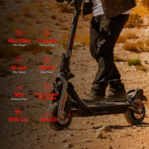 Segway SuperScooter GT3 Electric Scooter for Adults, 31 MPH, 45-Mile Range L1326
