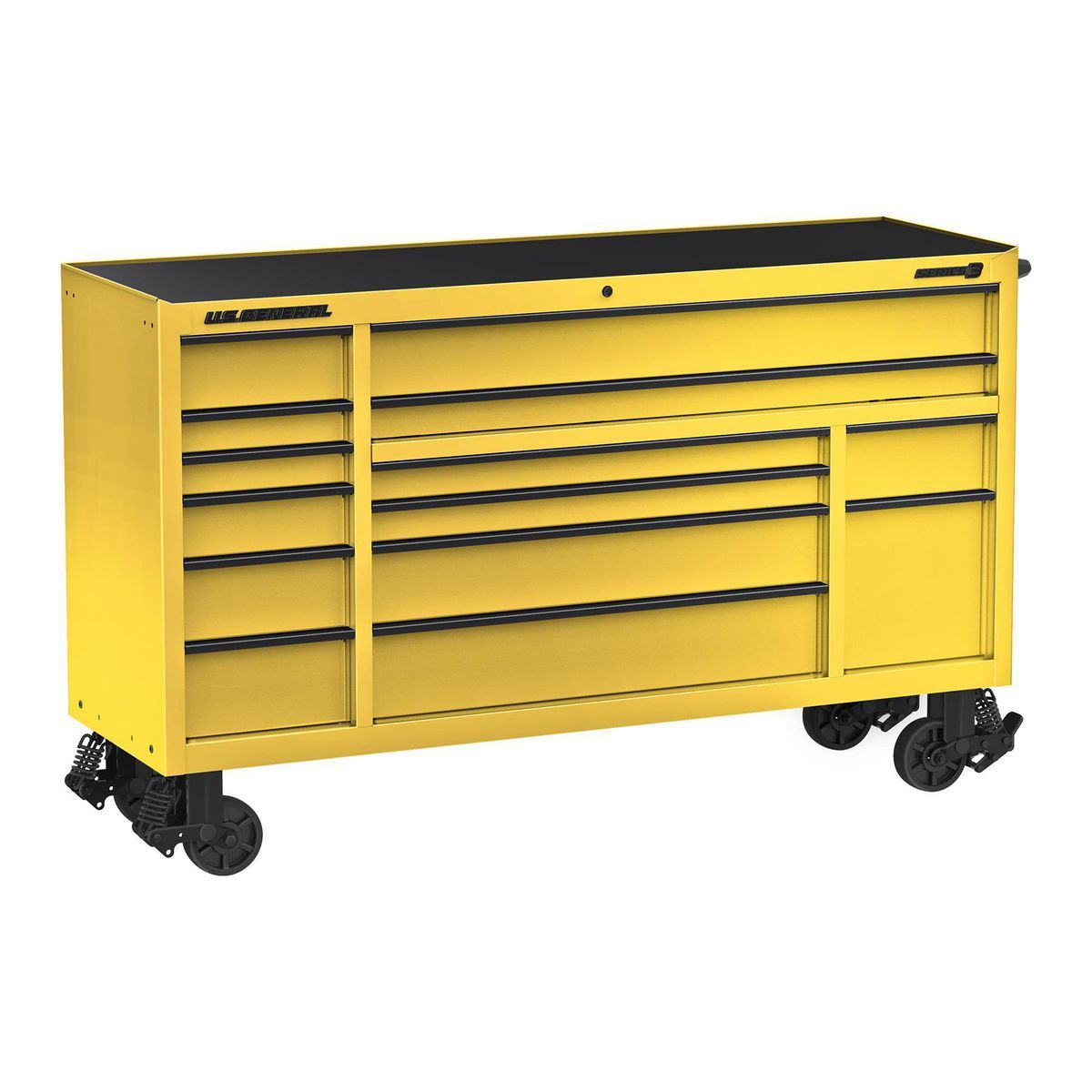 U.S. General 72 in. Triple-Bank Roll Cab, Series 3, Slate Gray V981709