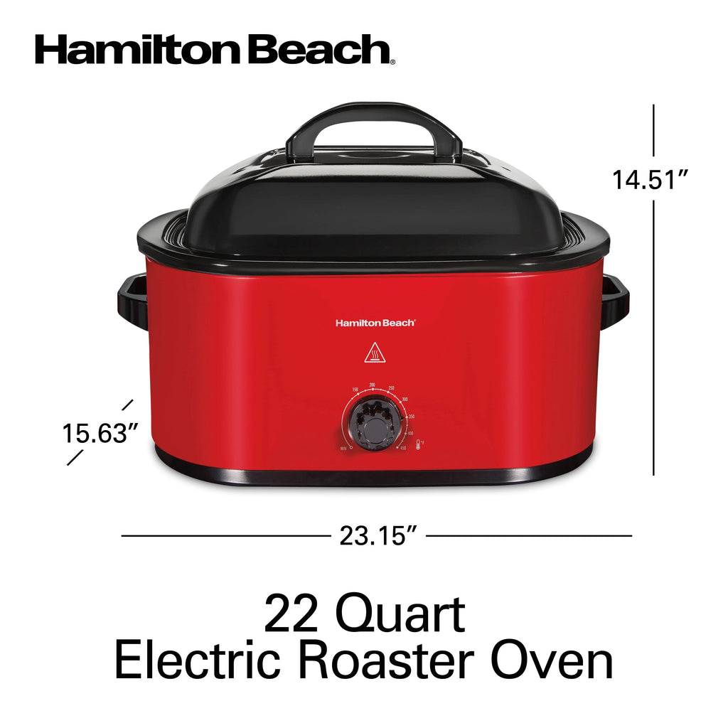 Hamilton Beach Electric Roaster Oven 22 Quart Stainless Steel O95386