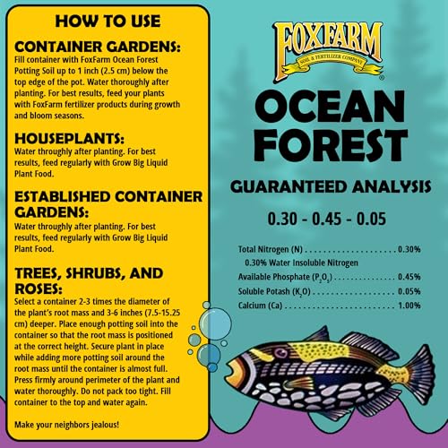 FoxFarm Ocean Forest Potting Soil, 1.5 cu ft for Container Plants M924820