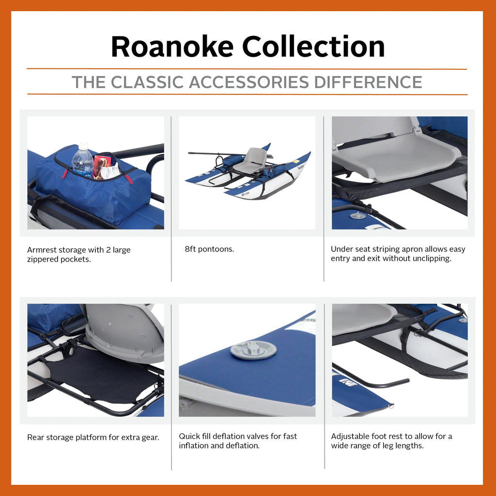 Classic Accessories Roanoke Pontoon Boat B575805