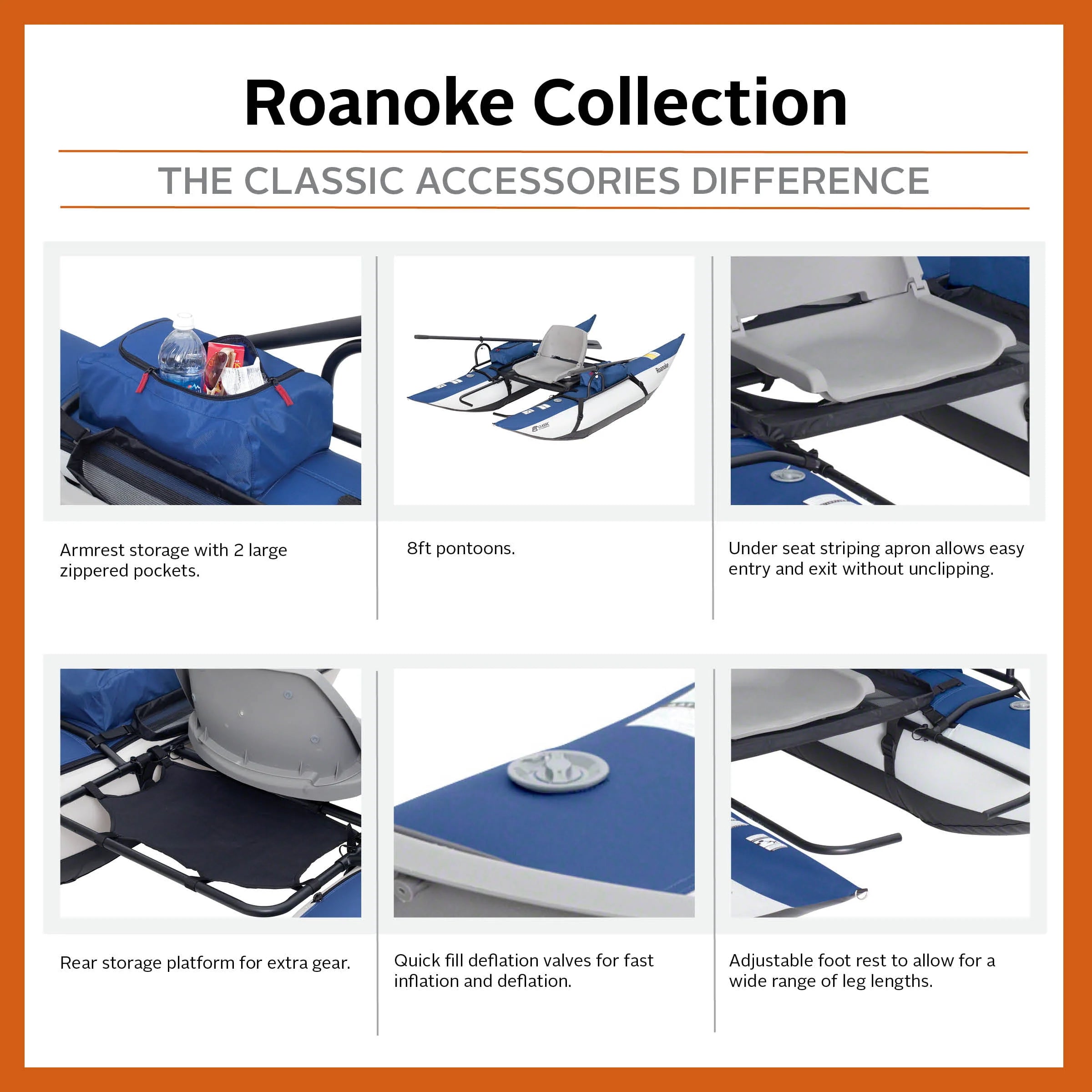 Classic Accessories Roanoke Pontoon Boat B575805