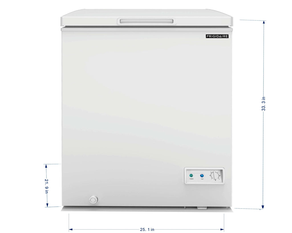 Frigidaire 5.0 Cu. ft. Chest Freezer, Garage Ready, White D9145