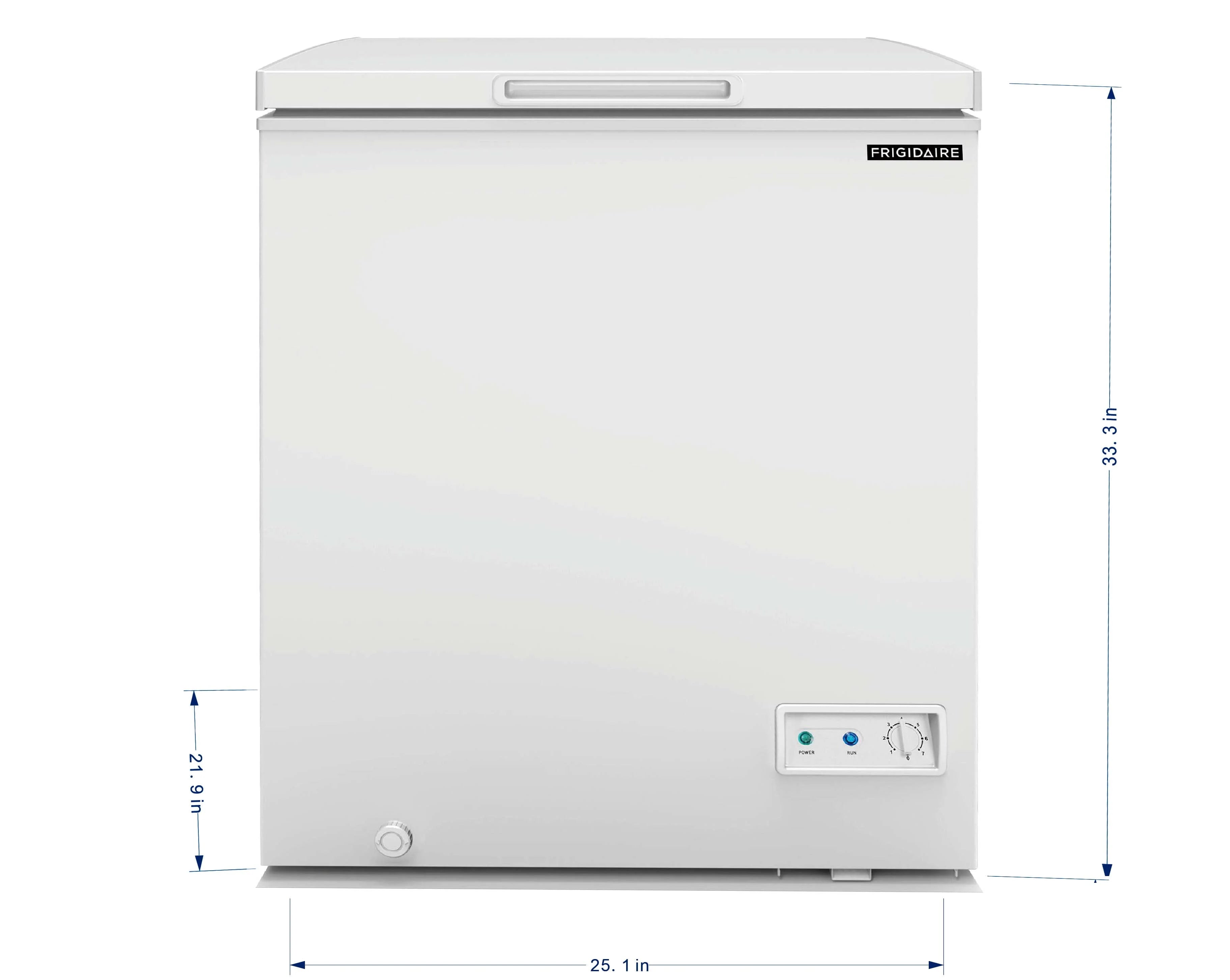 Frigidaire 5.0 Cu. ft. Chest Freezer, Garage Ready, White D9145