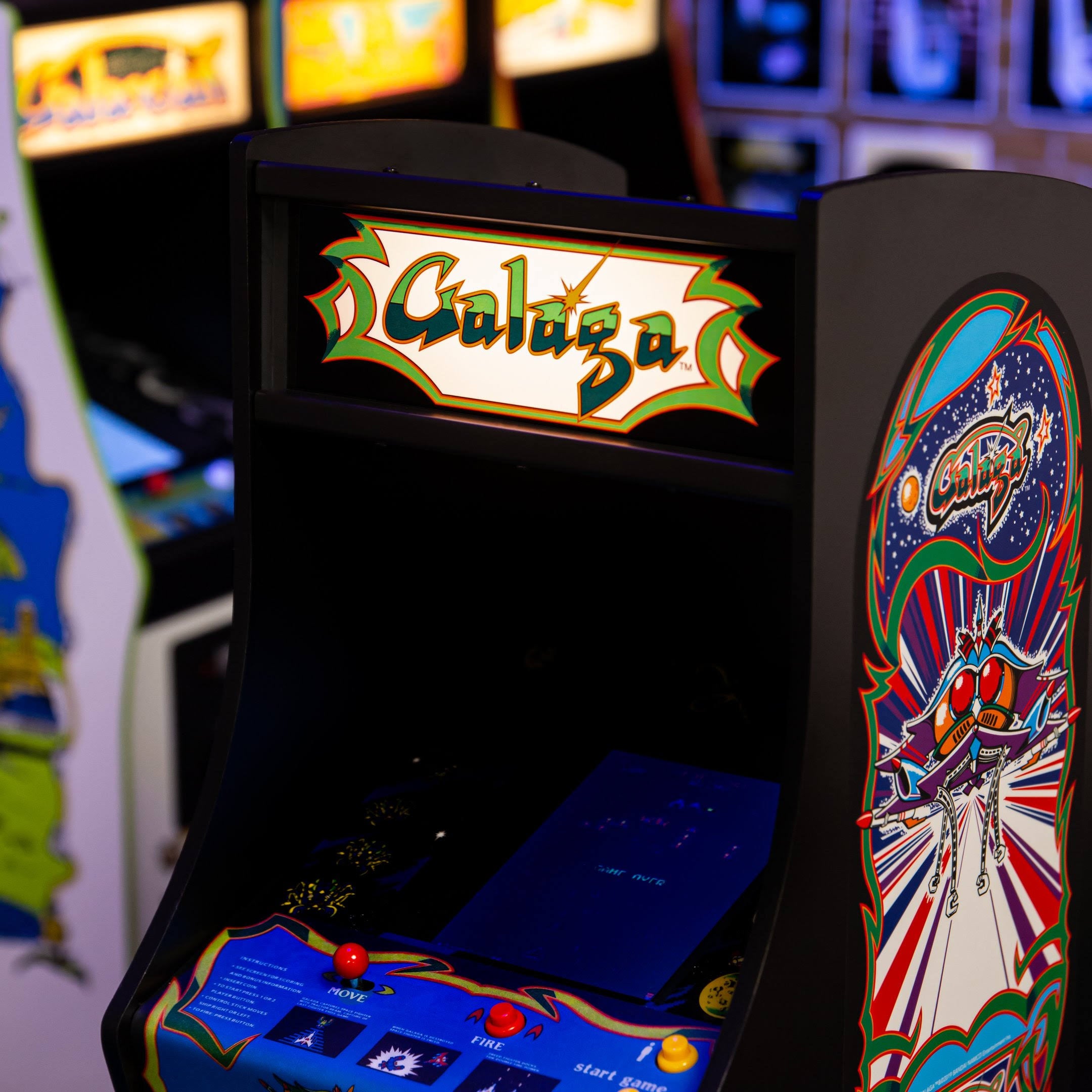 Galaga Quarter Size Arcade Cabinet F790